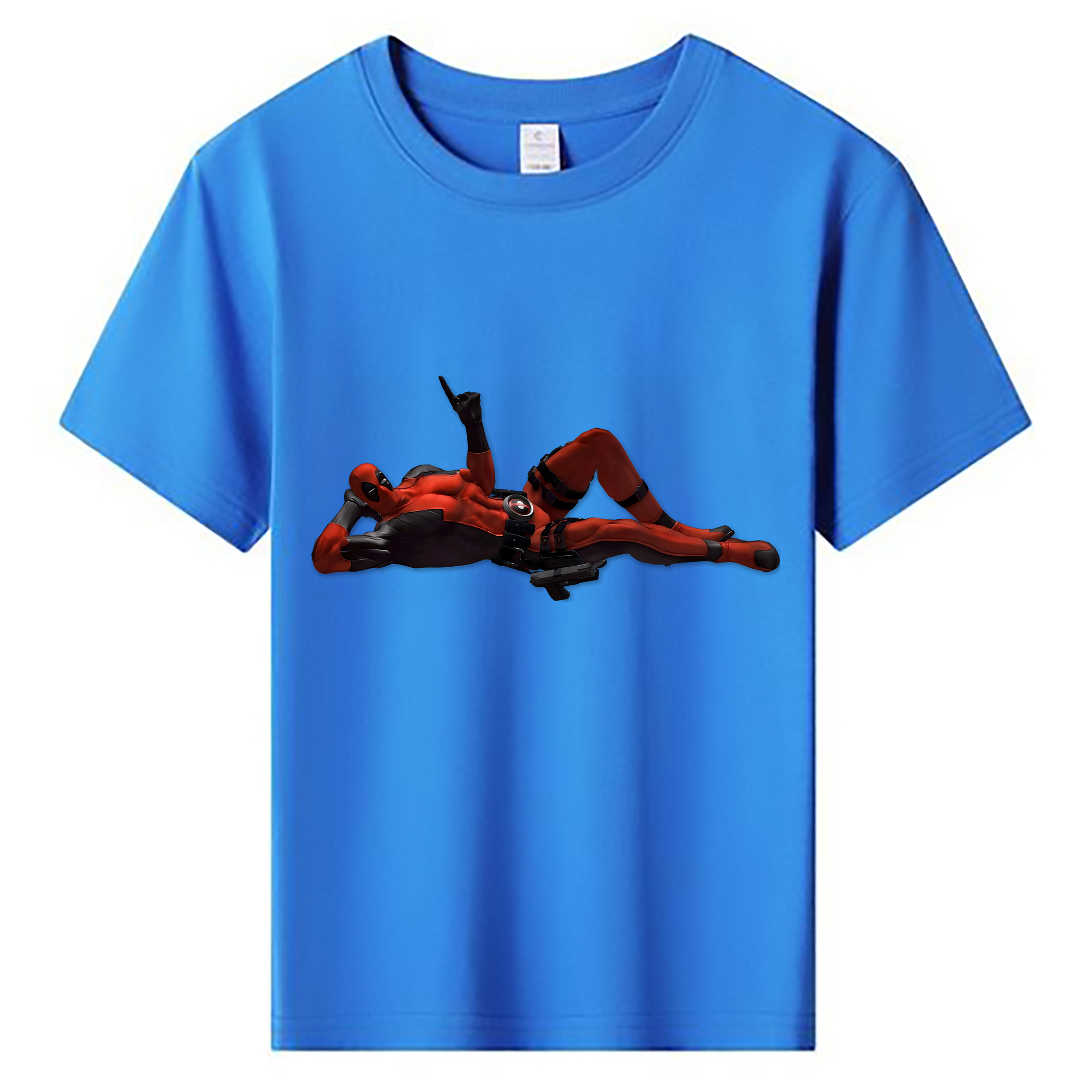 （画像用） Deadpool デッドプール 綿100％キッズTシャツ（フロントプリント）